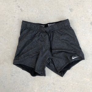 NIKE Woman’s Heathered Grey Attack Shorts